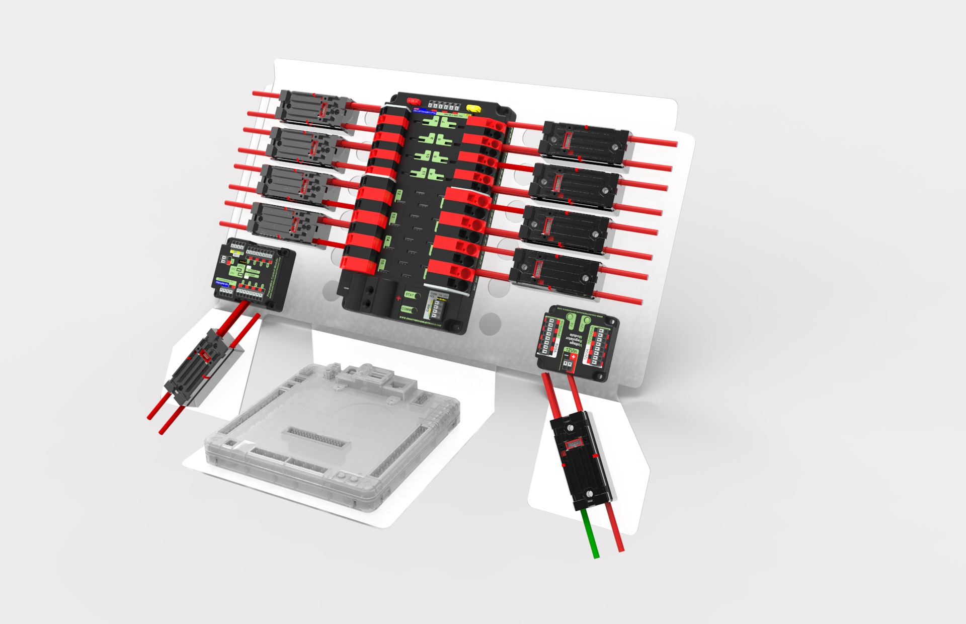 Knightkrawler 2018机器人车3D数模图纸 STP格式